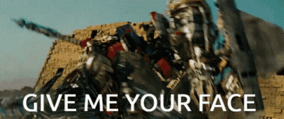 Robot Saying Give Me Your Face GIF