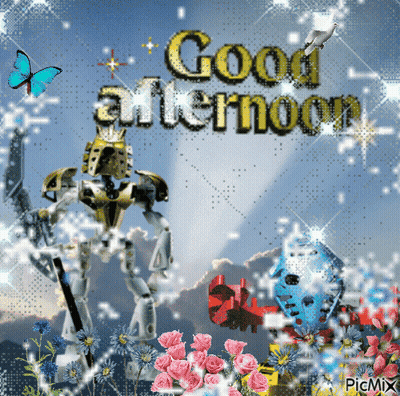 Robot Saying Good Afternoon GIF