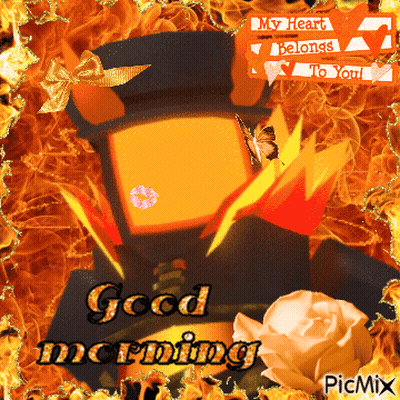 Robot Saying Good Morning GIF