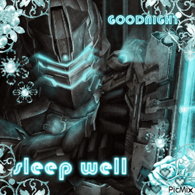 Robot Saying Goodnight Sleep Well GIF