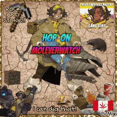 Robot Saying Hop On Moleverwatch I Can Dig That GIF
