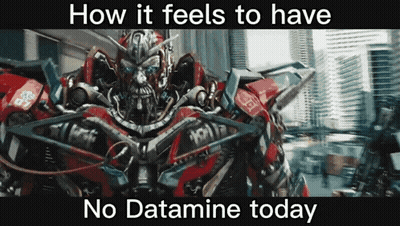 Robot Saying How It Feels To Have No Datamine Today GIF