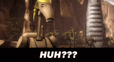 Robot Saying Huh GIF
