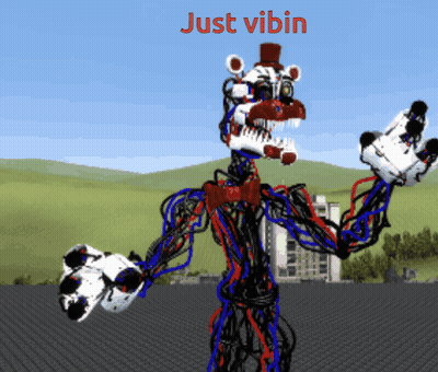 Robot Saying Just Vibin GIF