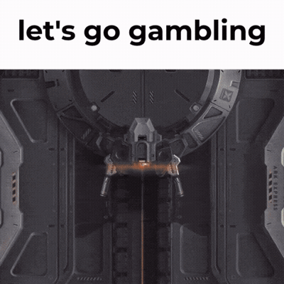 Robot Saying Lets Go Gambling GIF