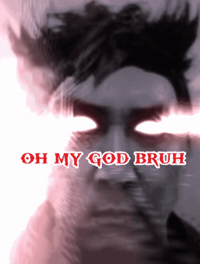 Robot Saying Oh My God Bruh GIF