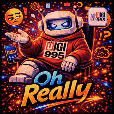 Robot Saying Oh Really GIF