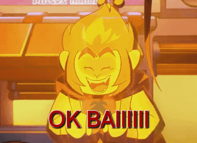 Robot Saying OK Bye GIF
