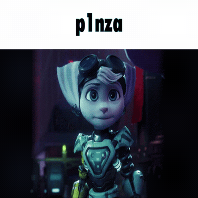 Robot Saying P1nza GIF