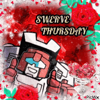 Robot Saying Swerve Thursday GIF