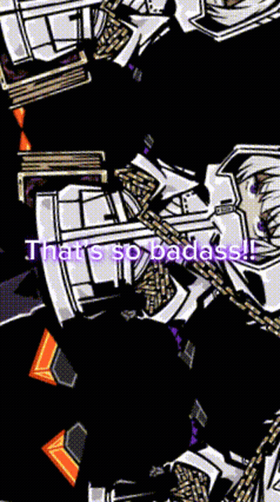 Robot Saying That's So Badass GIF