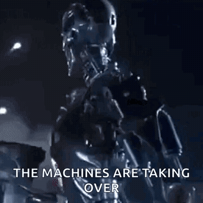 Robot Saying The Machines Are Taking Over GIF