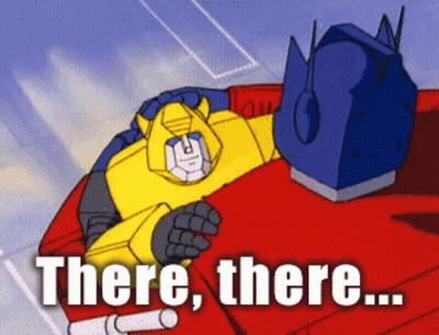 Robot Saying There There GIF