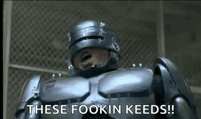 Robot Saying These Fook In Keeds GIF