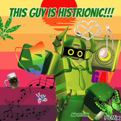 Robot Saying This Guy Is Histrionic GIF
