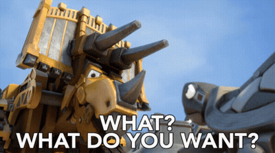 Robot Saying What Do You Want GIF