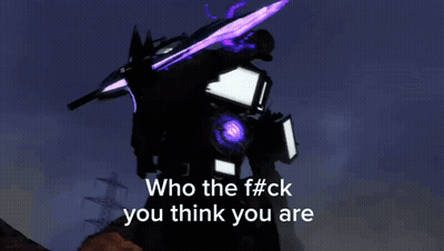 Robot Saying Who The F Ck You Think You Are GIF