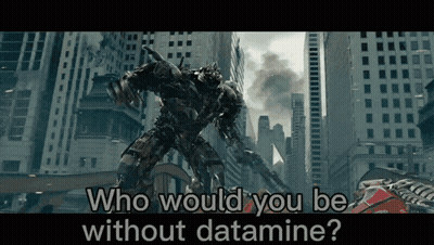 Robot Saying Who Would You Be Without Datamine GIF