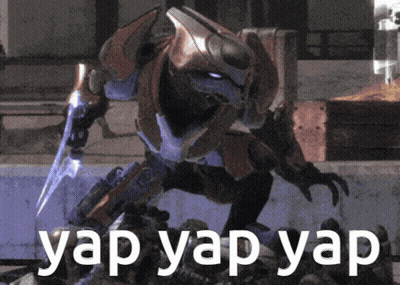 Robot Saying Yap Yap Yap GIF
