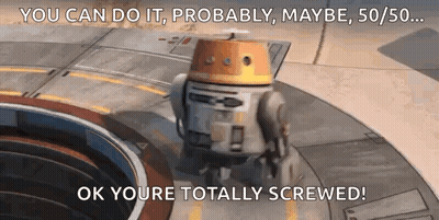 Robot Saying You Can Do It Probably GIF