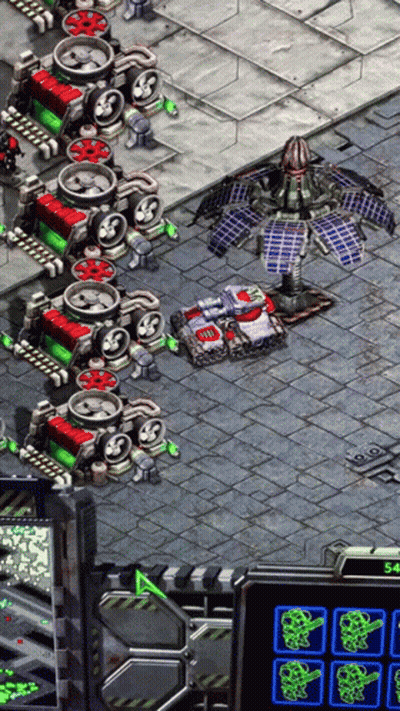Robot Sitting On Brick Floor GIF