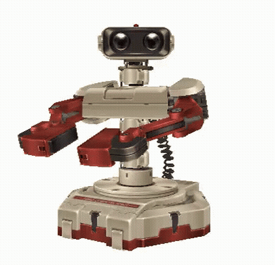Robot Standing On Platform GIF