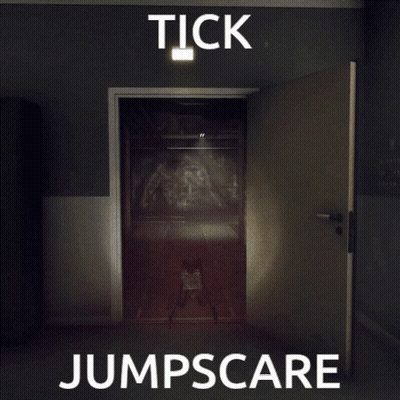 Robot Tick Jumpscare GIF