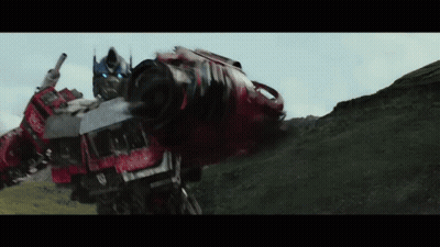 Robot Train Going Down A Hill GIF