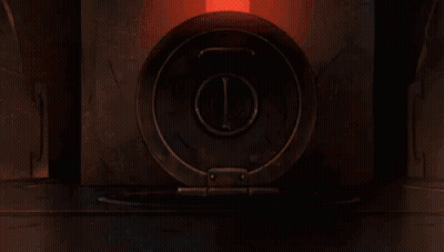 Robot With Blood Dripping From Mouth GIF