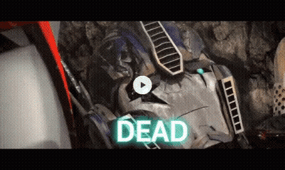 Robot With Dead Written Above GIF
