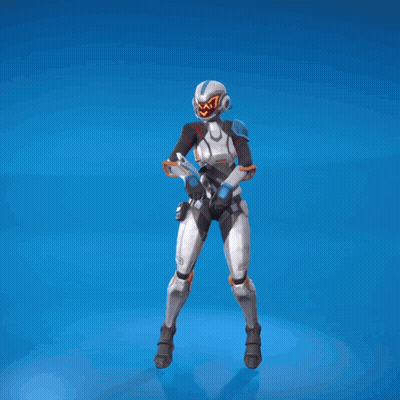 Robot With Helmet Dancing GIF