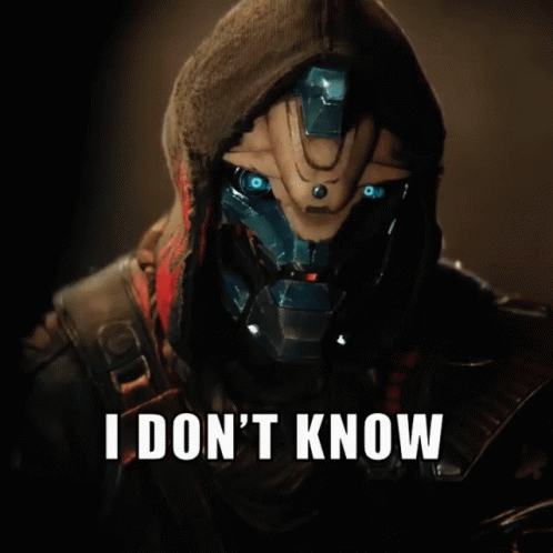 Robot With Hood I Don't Know GIF