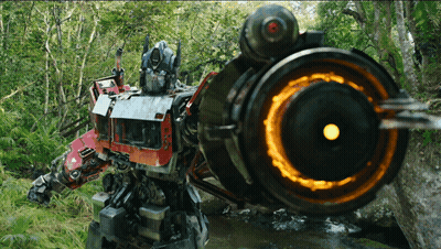 Robot With Large Flame Coming Out Of Mouth GIF