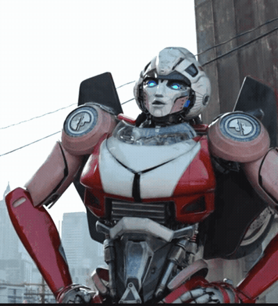 Robot With Letter A GIF