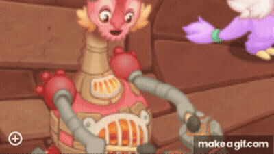 Robot With Make A Gif.com Text GIF