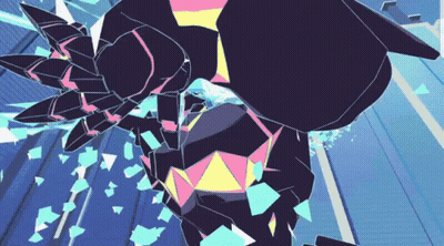 Robot With Many Triangles GIF