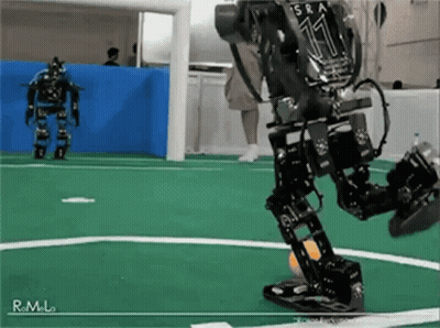 Robot With Number 11 GIF