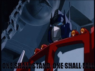 Robot With One Shall Stand One Shall Fall GIF