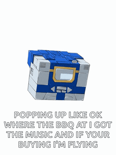 Robot With Pop Up Text Saying Ok GIF