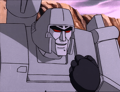 Robot With Red Eyes And Black Paw GIF