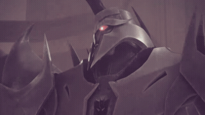 Robot With Red Eyes Saying New Hub Applepie3399 GIF