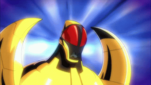 Robot With Red Head GIF