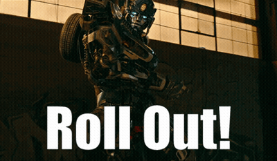 Robot With Roll Out GIF