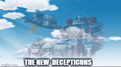 Robot With Text The New Decepticons GIF