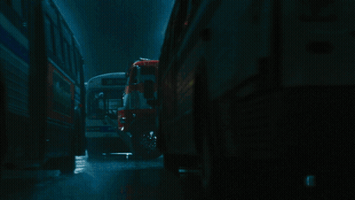 Robot With Transformers Logo GIF
