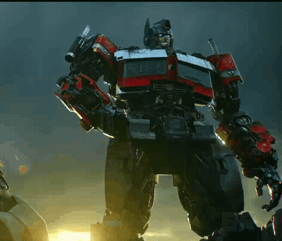 Robot With Transformers On Chest GIF