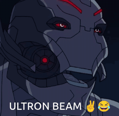 Robot With Ultron Beam