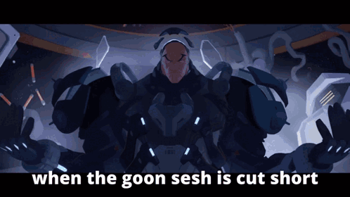 Robot With When The Goon Sesh Is Cut Short GIF