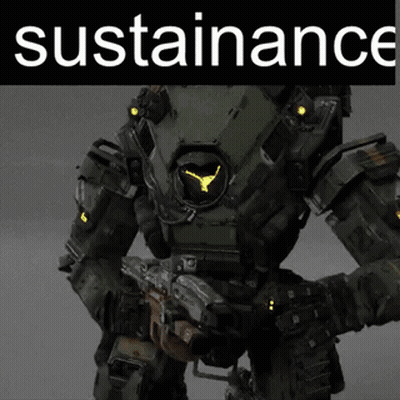 Robot With Word Sustainance GIF