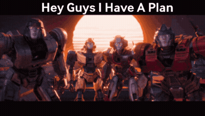 Robots Saying Hey Guys I Have A Plan GIF